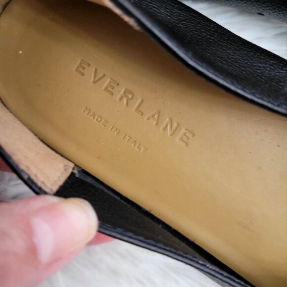 Everlane The Day Glove Leather Ballet Flats Black Women's -US 8.5 - Picture 6 of 9